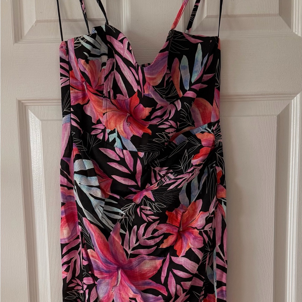 Zara Floral Midi Dress